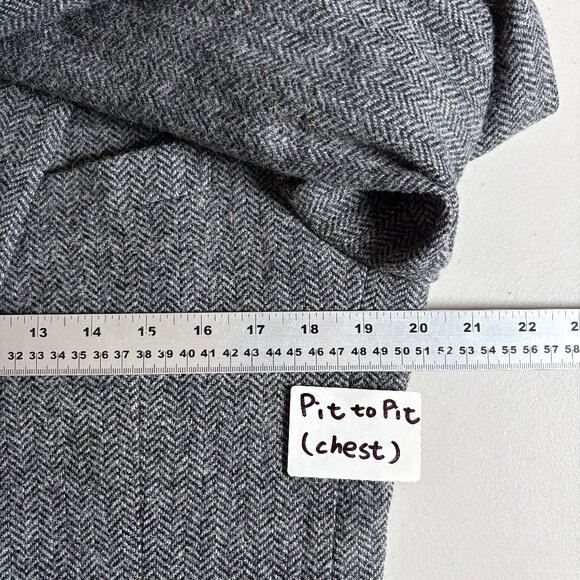 J Crew Ludlow Wool Cotton Herringbone Moon Blazer Sport Coat - Men's Size 38R - Picture 9 of 13